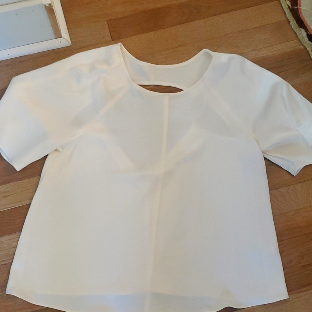 Anthropologie Daily Practice Satin Shirt medium
